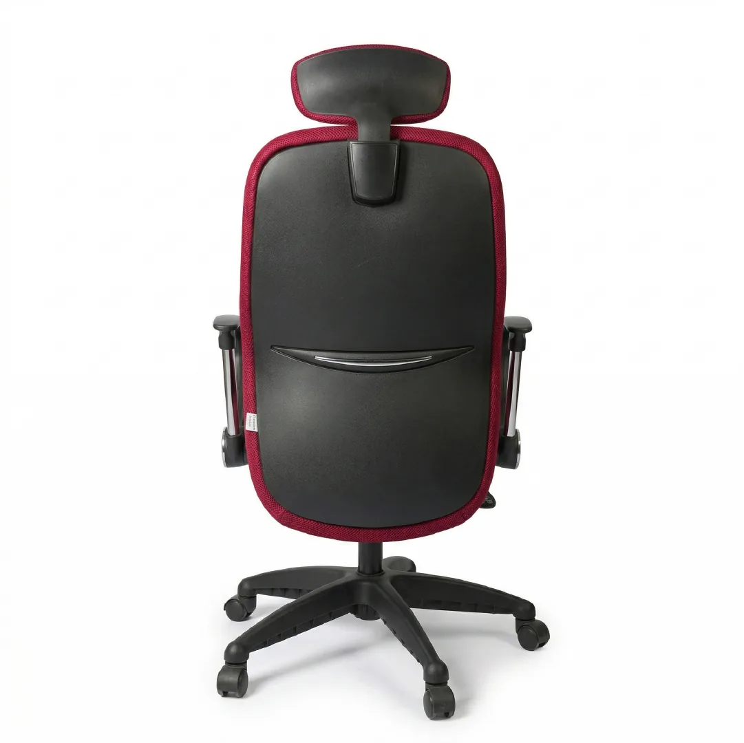 Red Ergonomic Office Chair with Adjustable Headrest Saudi Arabia 5