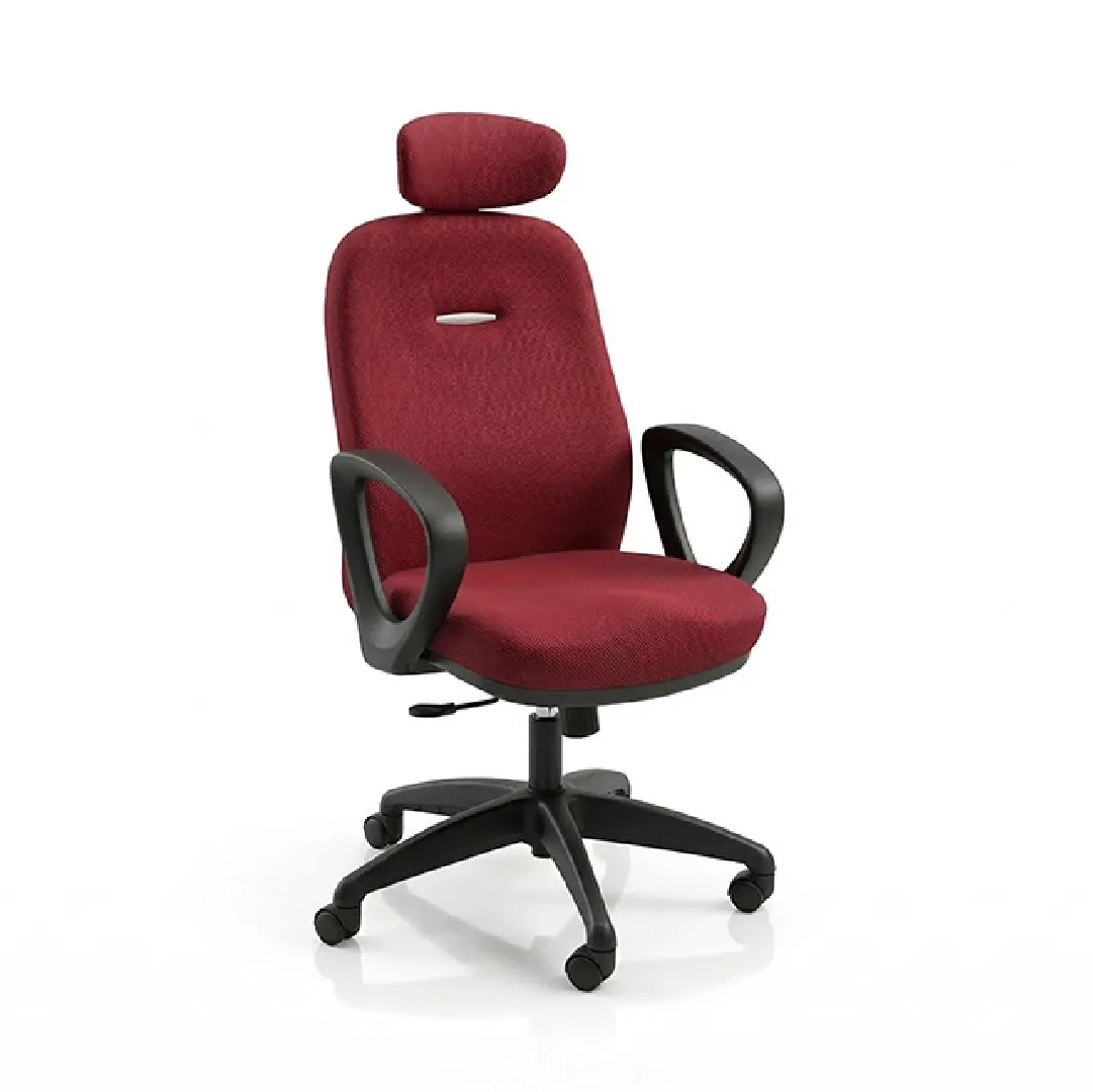 Red Ergonomic Office Chair with Adjustable Headrest Saudi Arabia 7