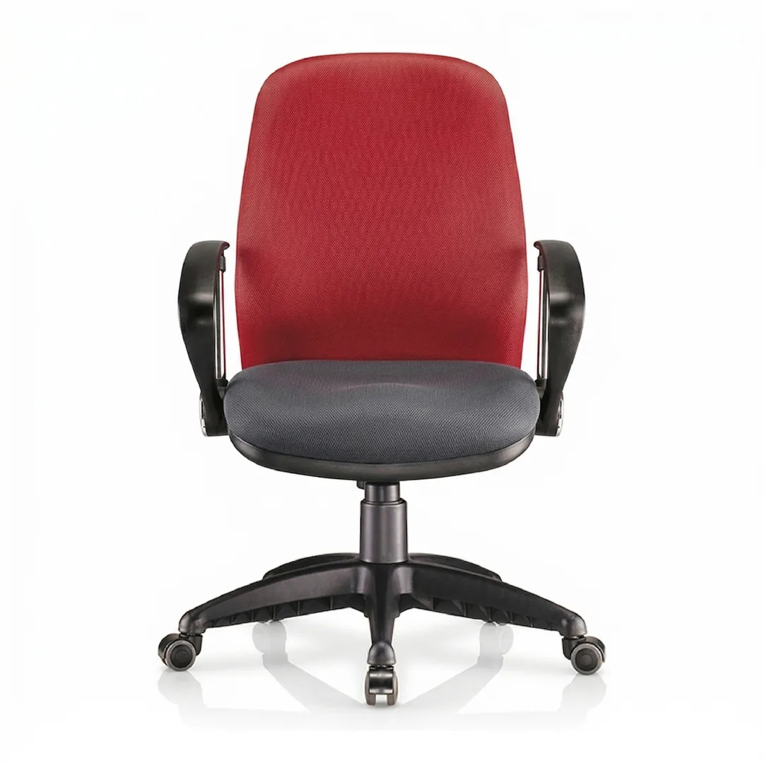 Curved-Back Ergonomic Office Chair in Red - 300 kg Saudi Arabia