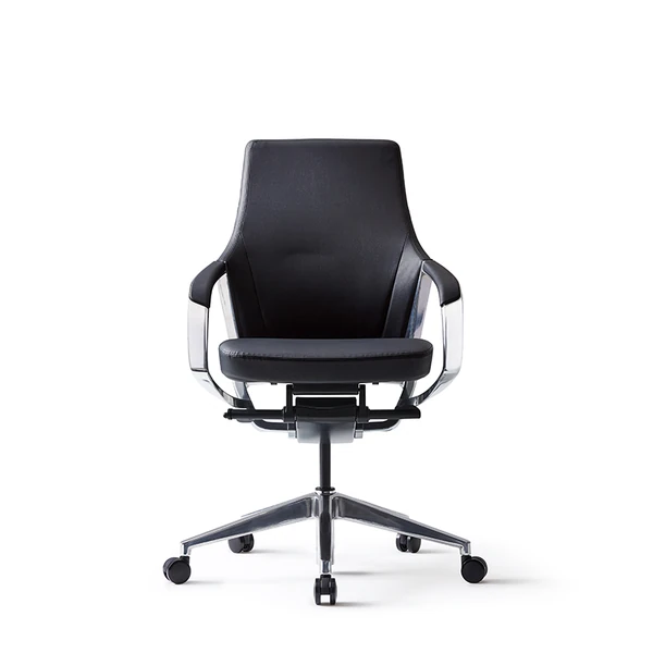 Honor B10 Mid-Back Leather Executive Chair - Black Saudi Arabia