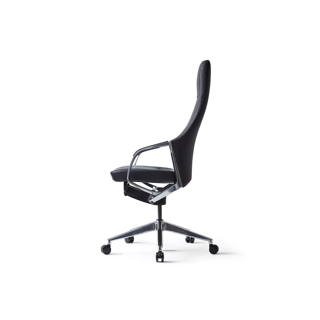 Honor B10 High-Back Leather Executive Chair - Black Saudi Arabia 4