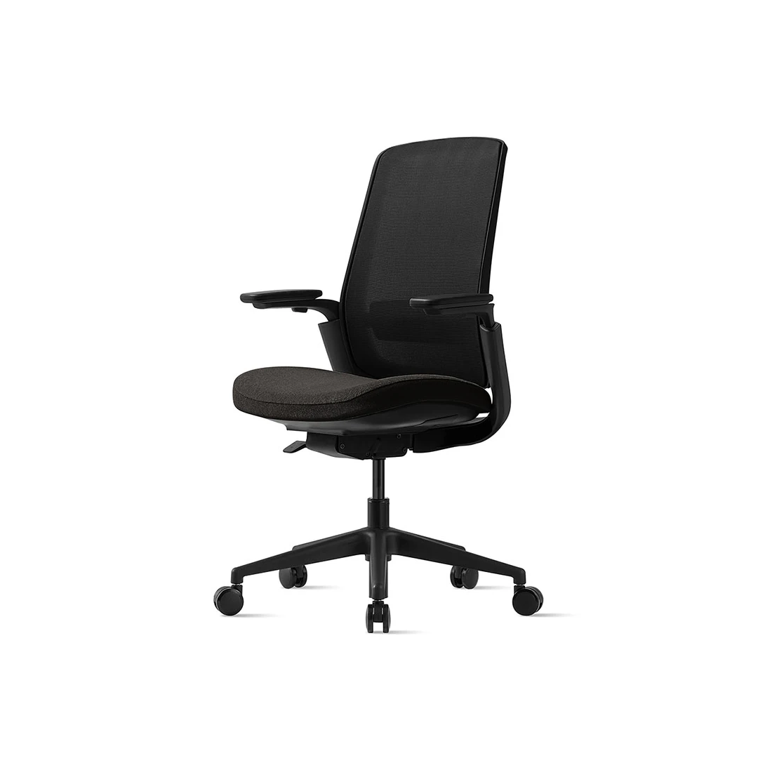M1G110 Mid-Back Mesh Office Chair - Black Saudi Arabia 3