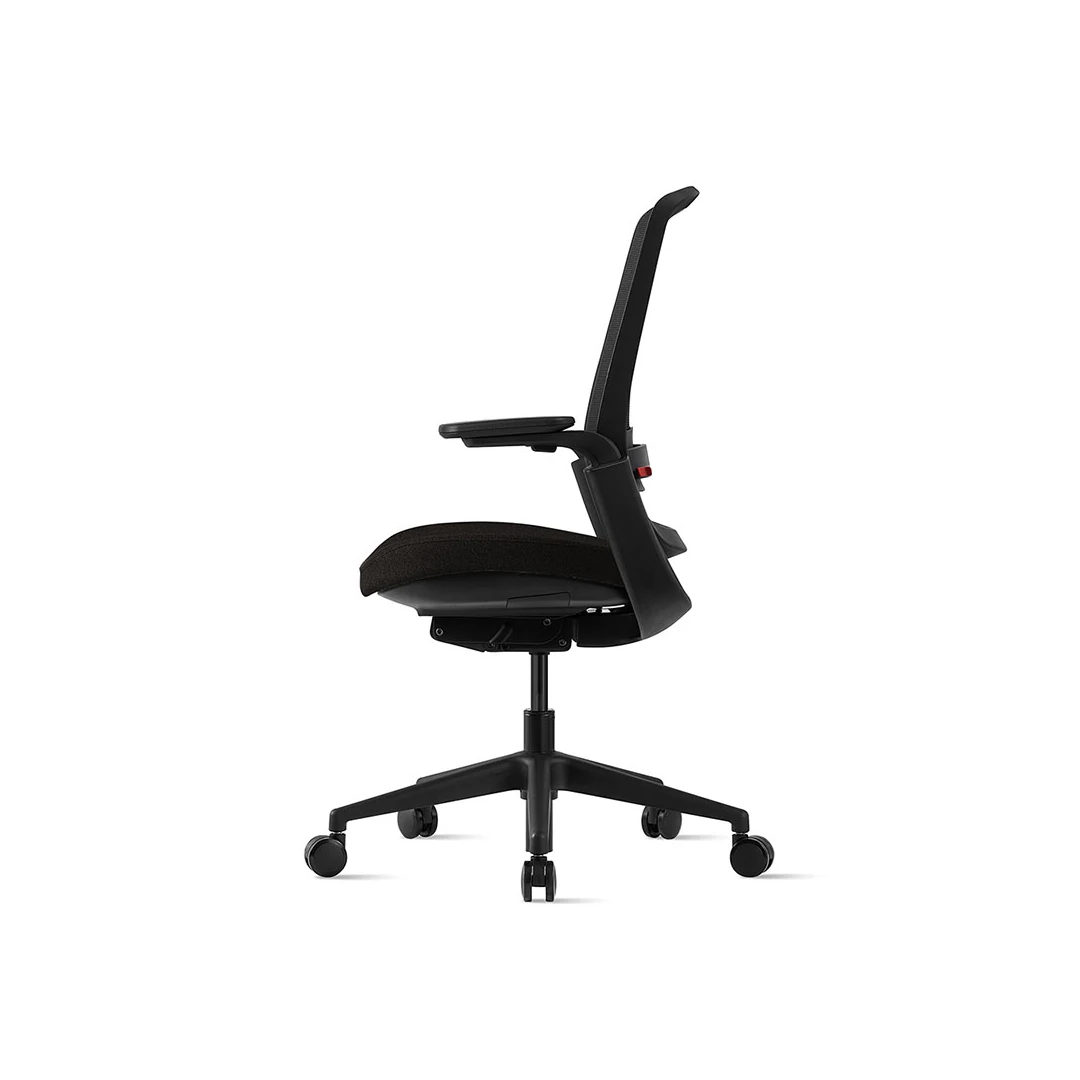 M1G110 Mid-Back Mesh Office Chair - Black Saudi Arabia 4