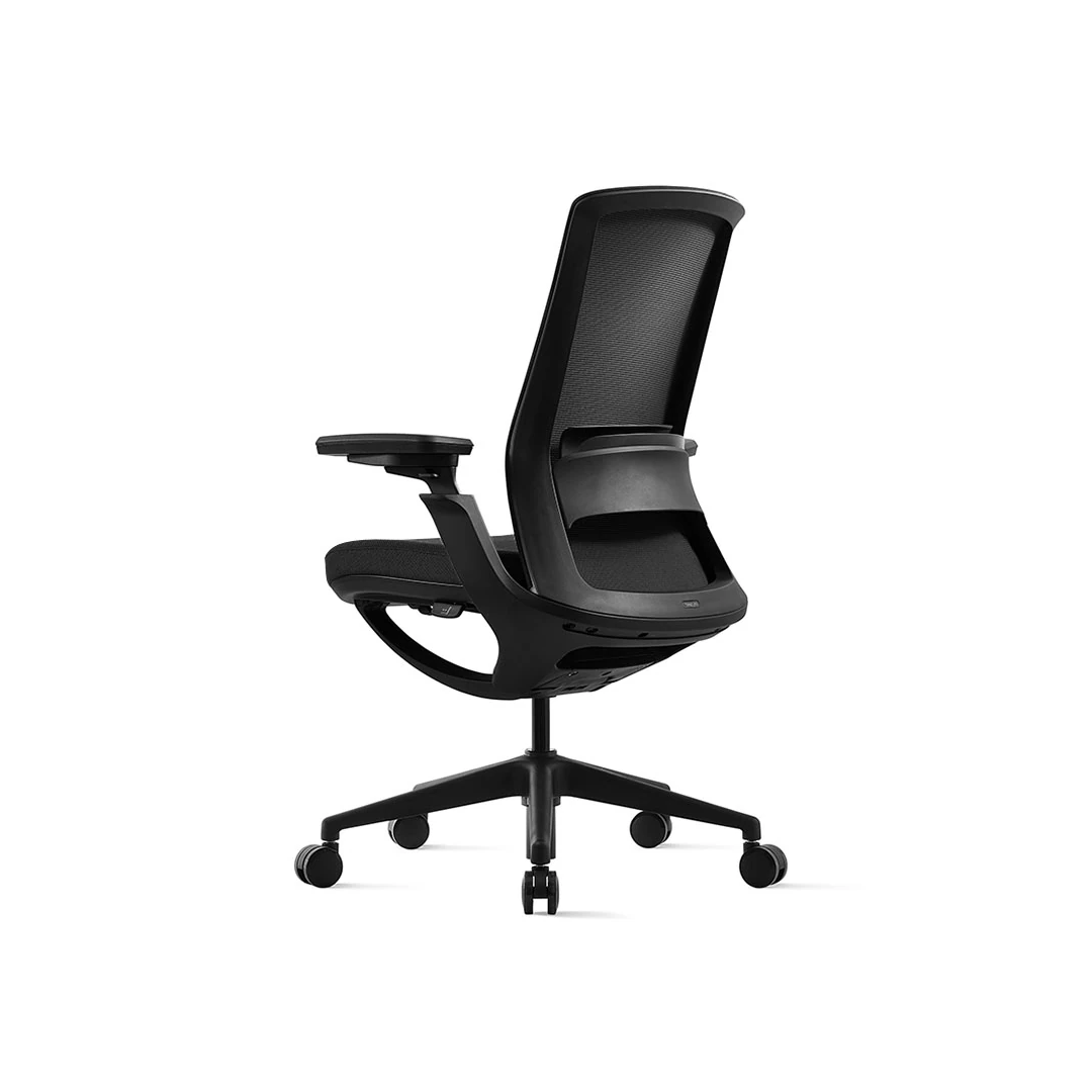 Roly P1 Mid-Back Mesh Office Chair - Black Saudi Arabia 5