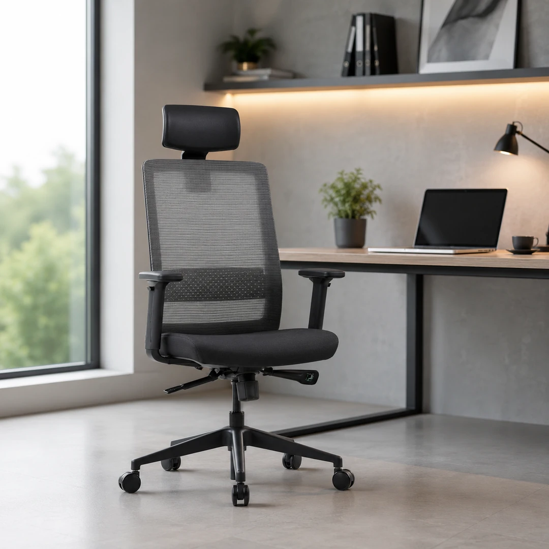 S-30 High-Back Mesh Office Chair - Black Saudi Arabia 2