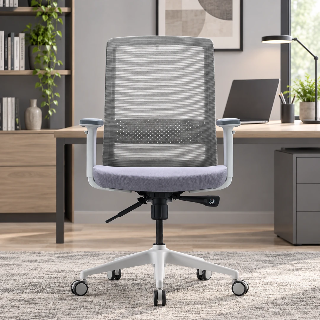 S-30 Low-Back Mesh Office Chair - Grey Saudi Arabia 2