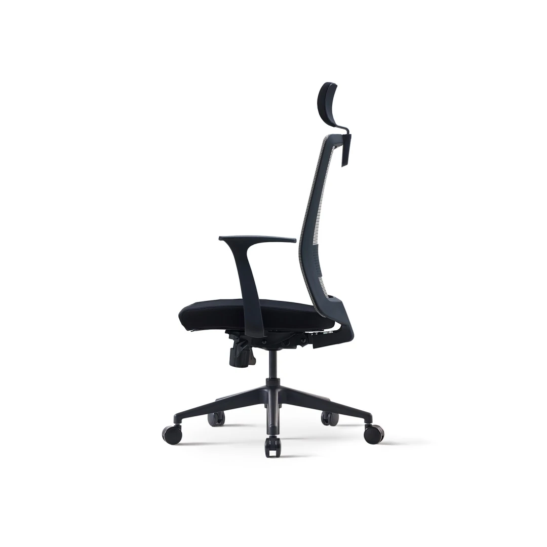 S-30 Economic High-Back Mesh Office Chair - Black Saudi Arabia 4