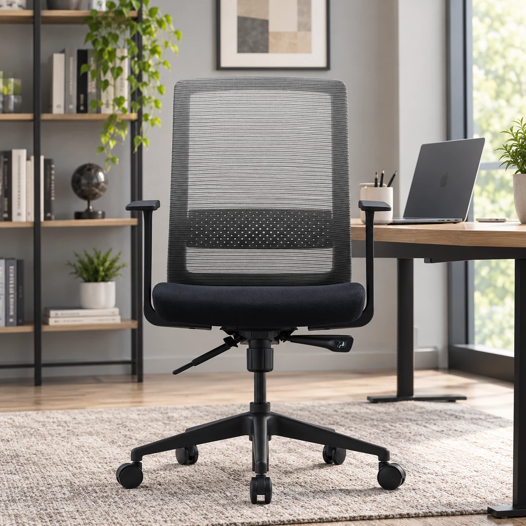 S-30 Economic Low-Back Mesh Office Chair - Black Saudi Arabia 2