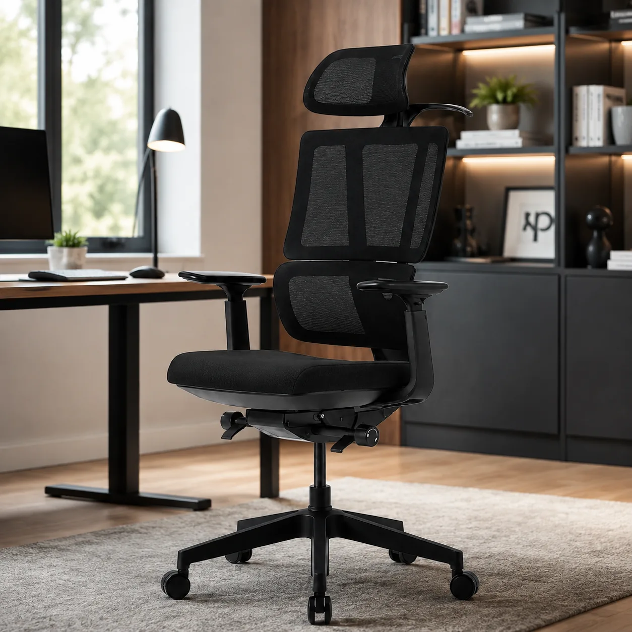 G2-1 Mesh High-Back Chair with Adjustable Headrest Saudi Arabia 2
