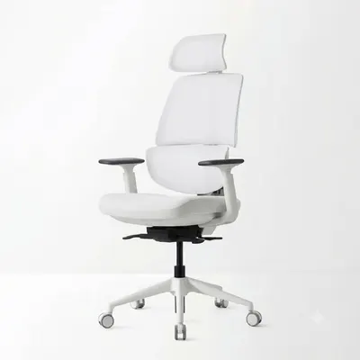 G3 High-Back Mesh Chair with Dual Backrest - White Saudi Arabia