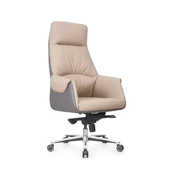 Black Leather Executive Chair with 3-Speed Chassis Saudi Arabia