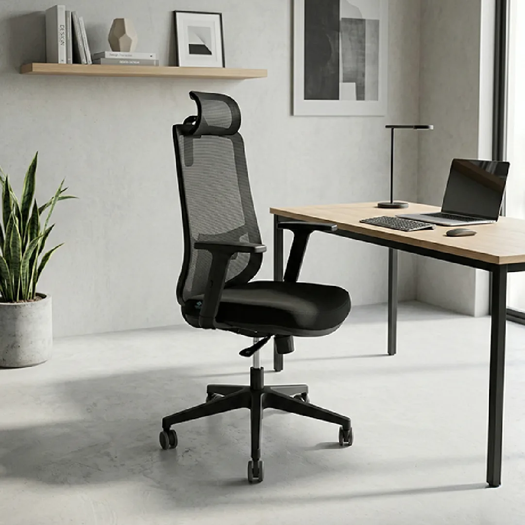 Ergonomic Mesh Chair with Adjustable Headrest & 3D Arms Saudi Arabia 2