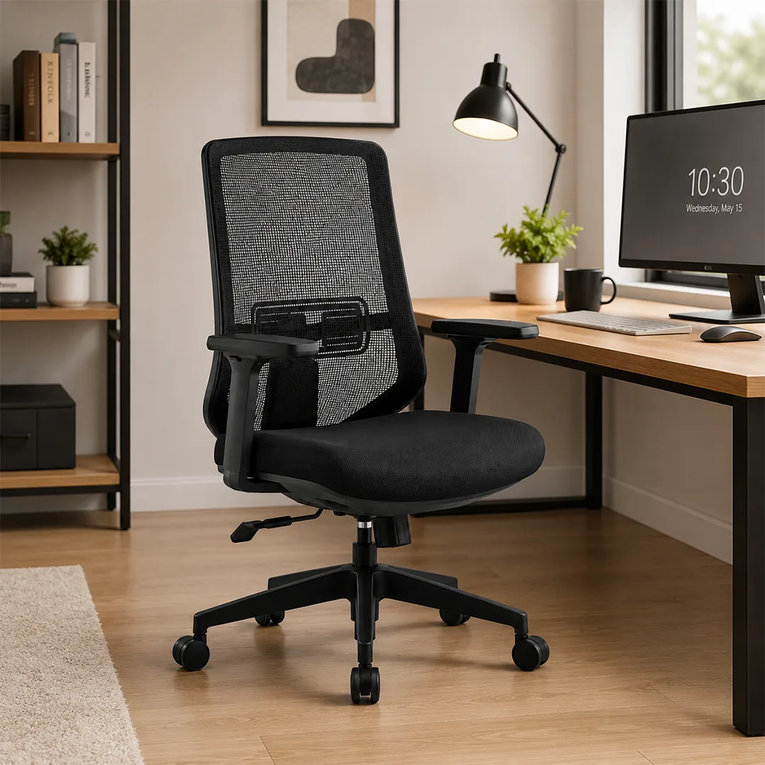 Ergonomic Mesh Task Chair with 55-Degree Molded Foam Seat Saudi Arabia 2