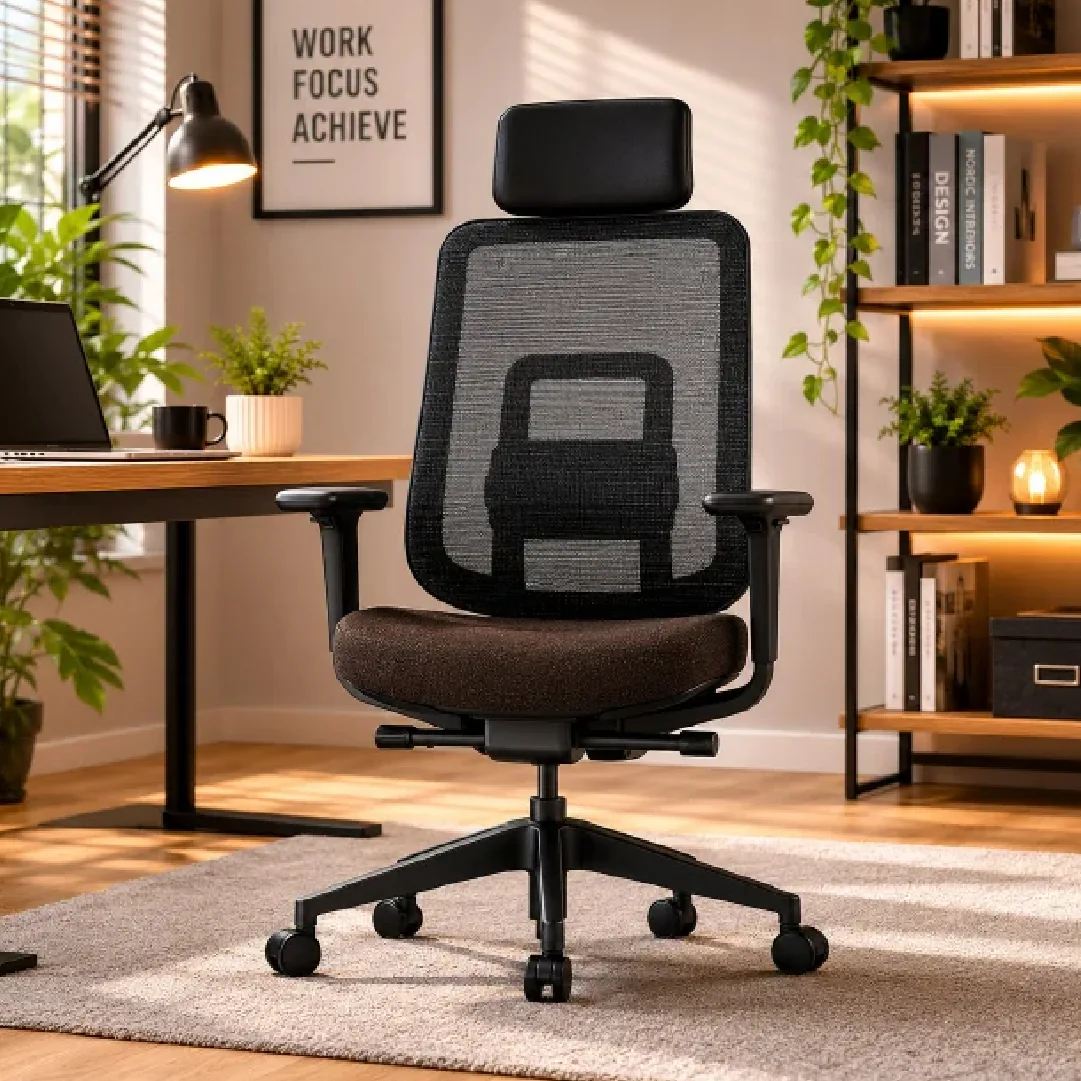 K40M Black Mesh Office Chair - Wide 72 cm Frame Saudi Arabia 2