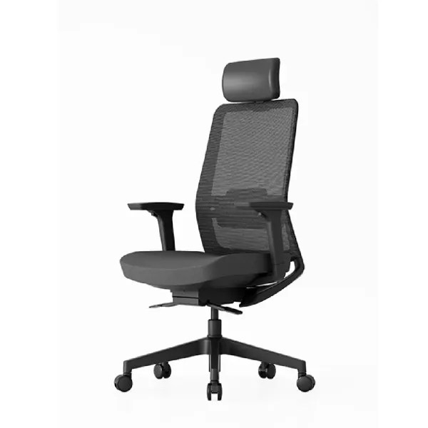 KD8 Mesh Office Chair with Black PU Headrest & 3D Arms Saudi Arabia